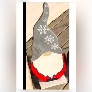 Handcrafted Wooden Gnome